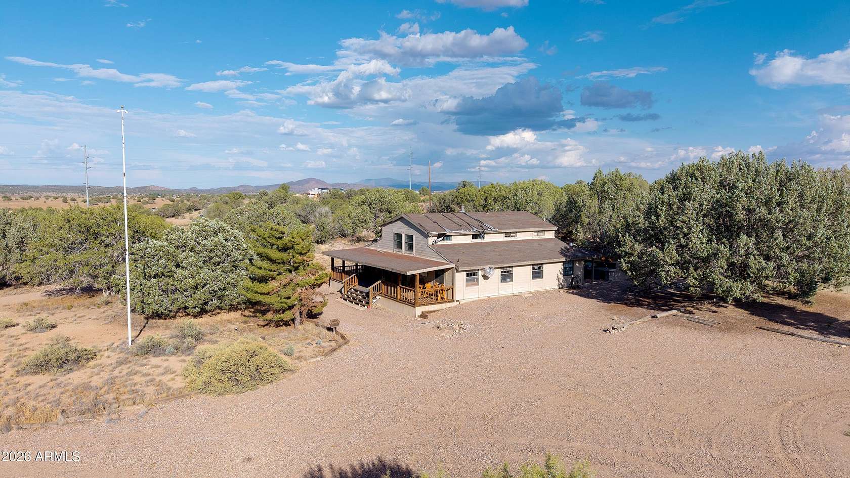 21.6 Acres of Recreational Land with Home for Sale in Paulden, Arizona