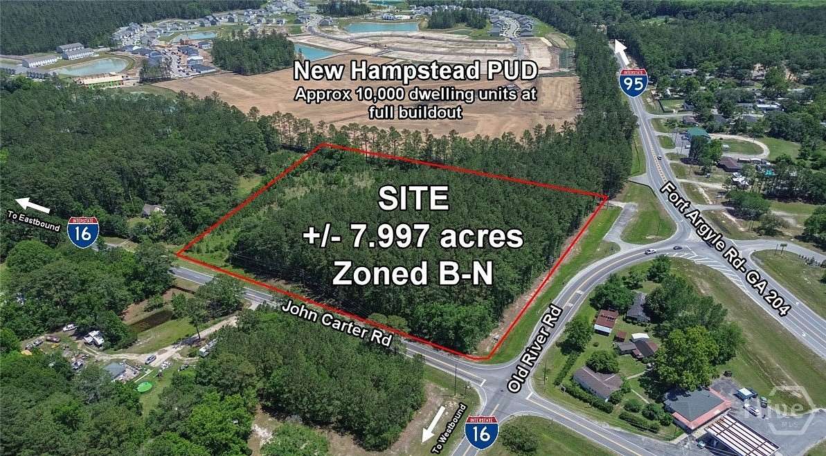 8 Acres of Commercial Land for Sale in Bloomingdale, Georgia