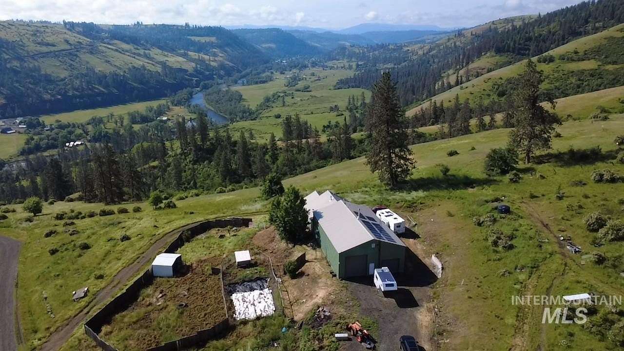 7.69 Acres of Land with Home for Sale in Kooskia, Idaho