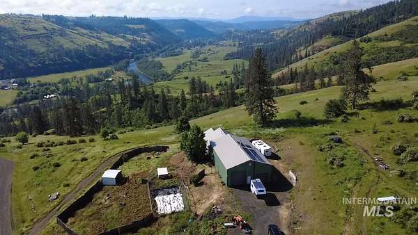 7.69 Acres of Land with Home for Sale in Kooskia, Idaho