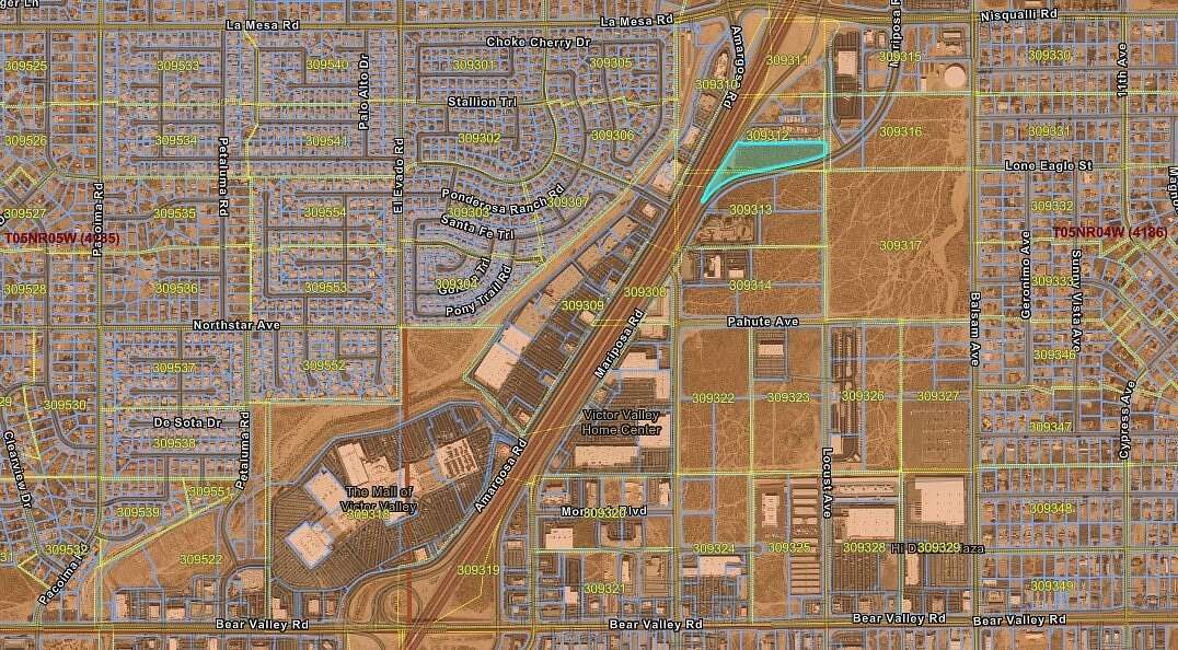 4.16 Acres of Commercial Land for Sale in Victorville, California