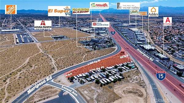 4.16 Acres of Commercial Land for Sale in Victorville, California