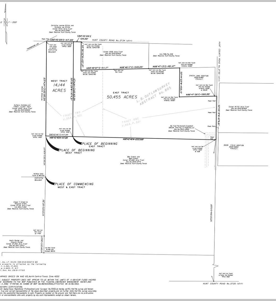 50.5 Acres of Agricultural Land for Sale in Farmersville, Texas