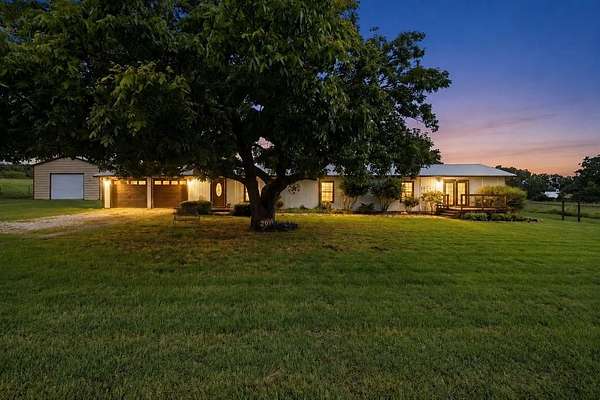 5 Acres of Land with Home for Sale in Poolville, Texas