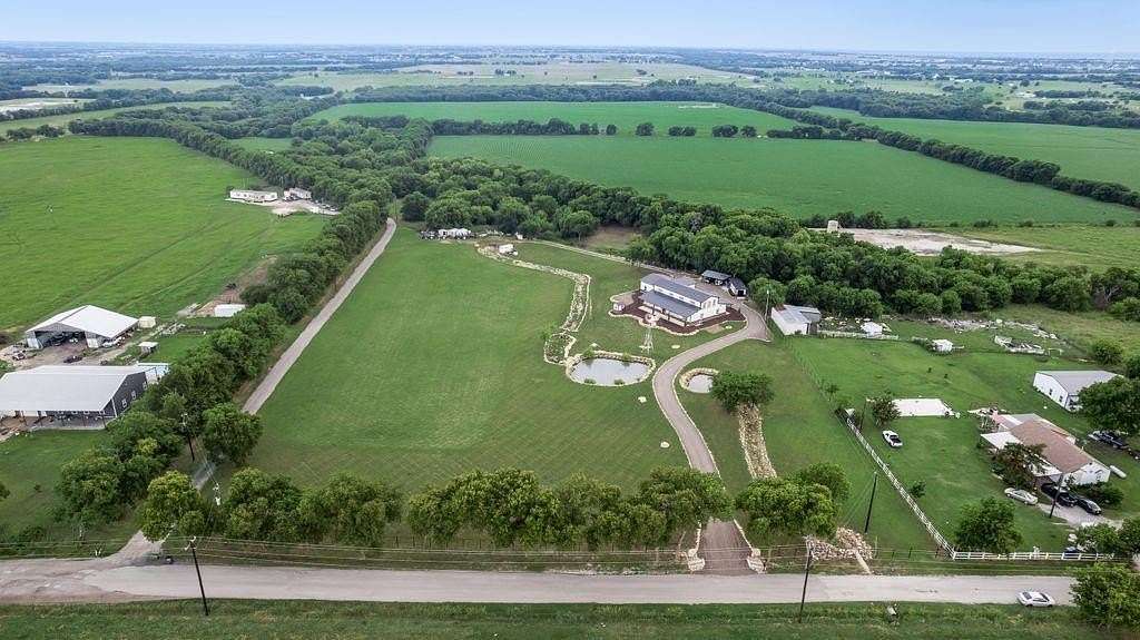 5 Acres of Land with Home for Sale in Krum, Texas
