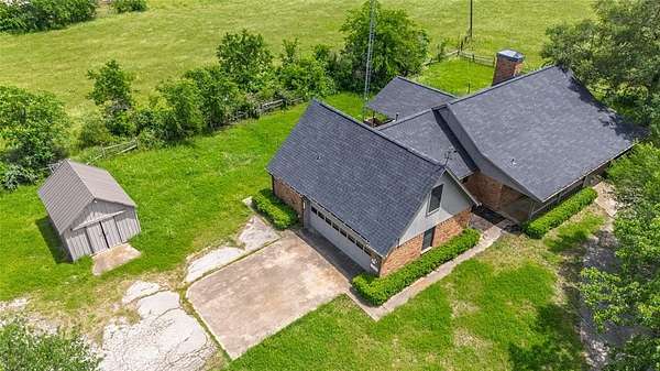 12.6 Acres of Land with Home for Sale in Campbell, Texas