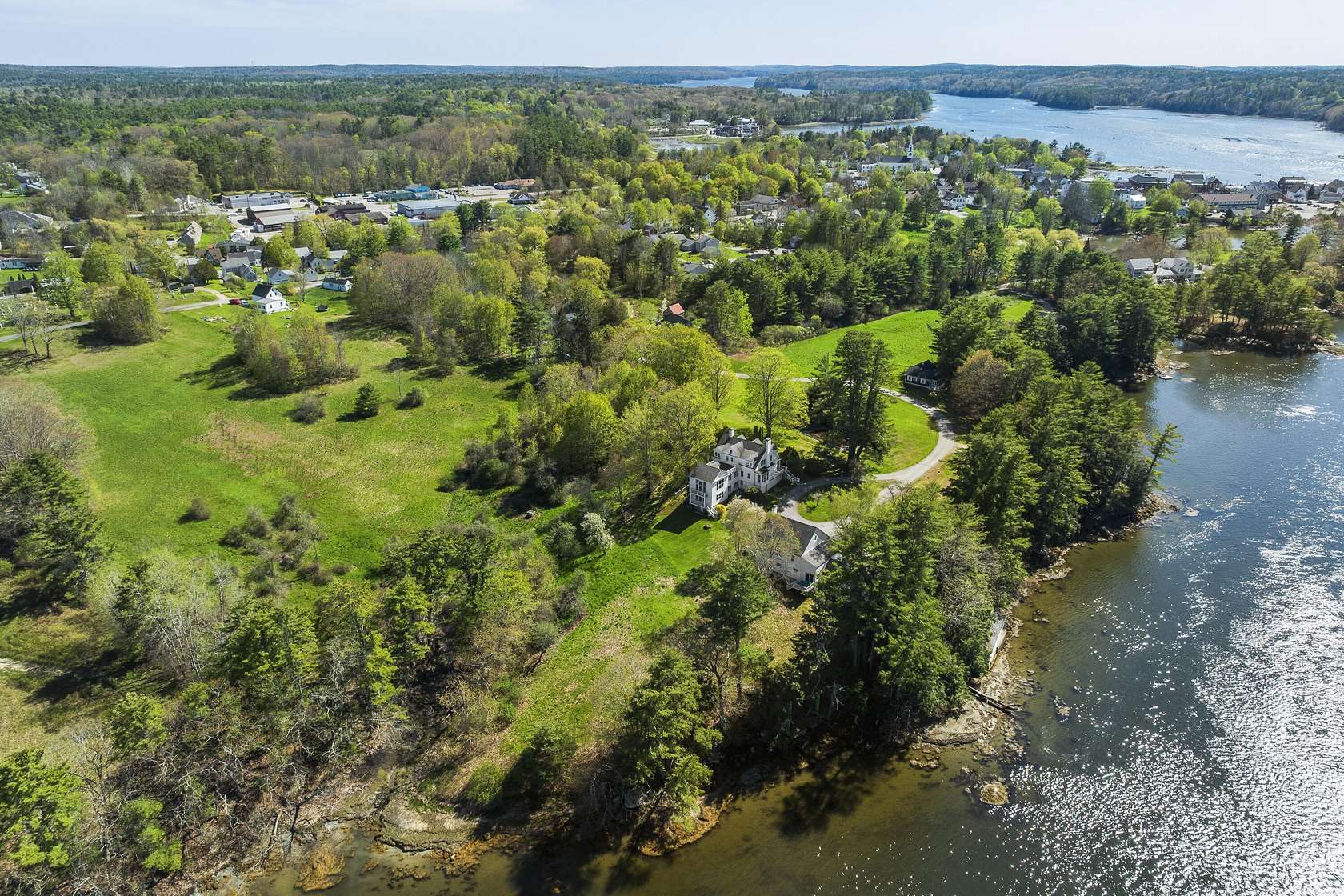 9.8 Acres of Land with Home for Sale in Damariscotta, Maine