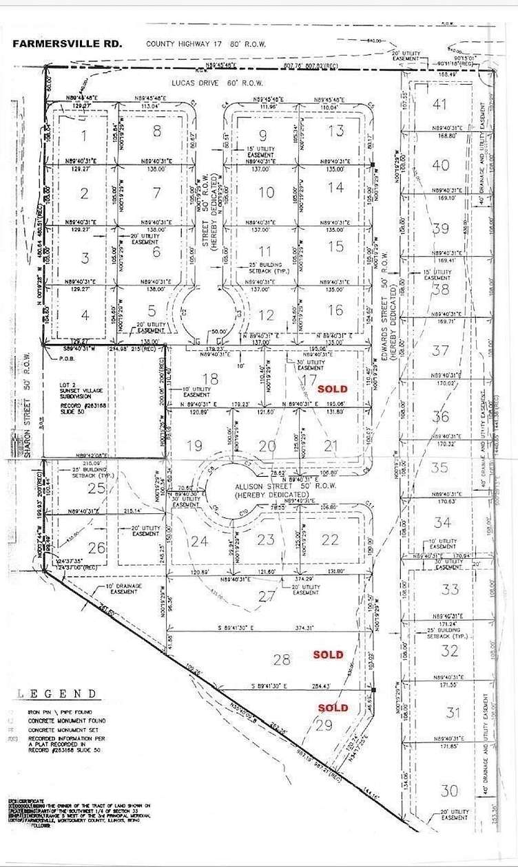 Land for Sale in Farmersville, Illinois