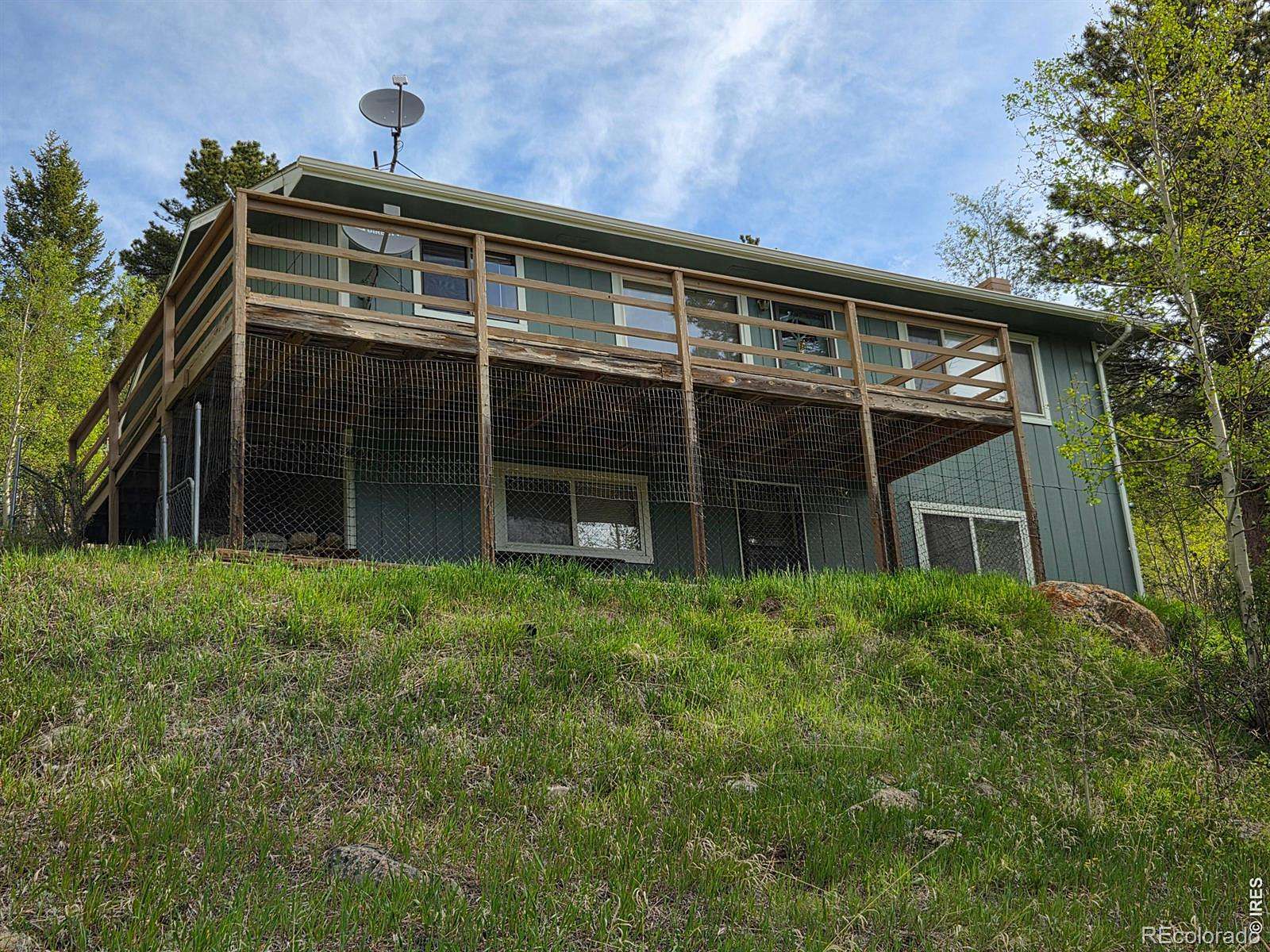 2.5 Acres of Land with Home for Sale in Allenspark, Colorado