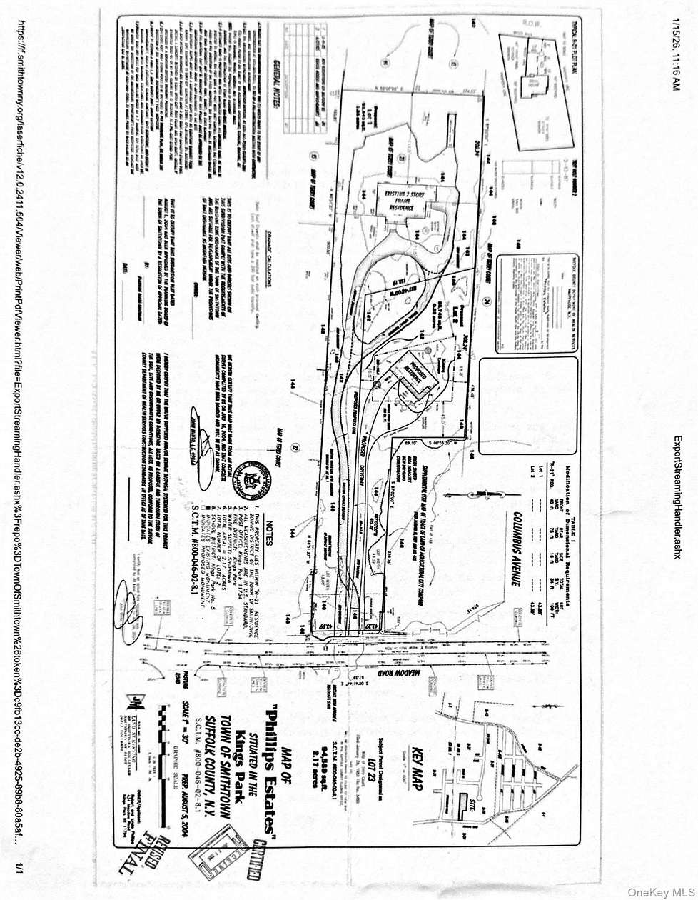 2.3 Acres of Land with Home for Sale in Kings Park, New York