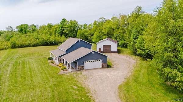6.59 Acres of Land with Home for Sale in Pulaski, New York