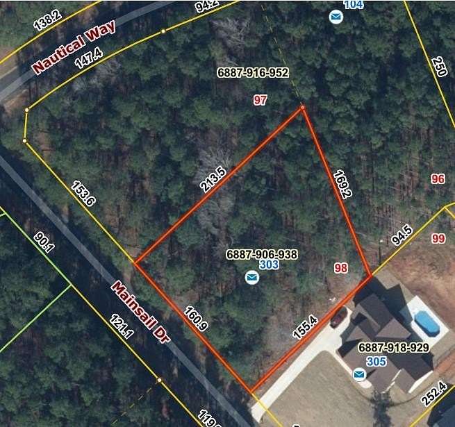 0.67 Acres of Residential Land for Sale in Greenwood, South Carolina