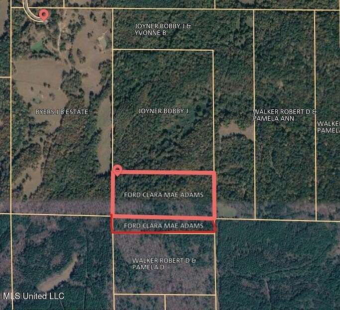 24 Acres of Recreational & Residential Land for Sale in Waterford, Mississippi