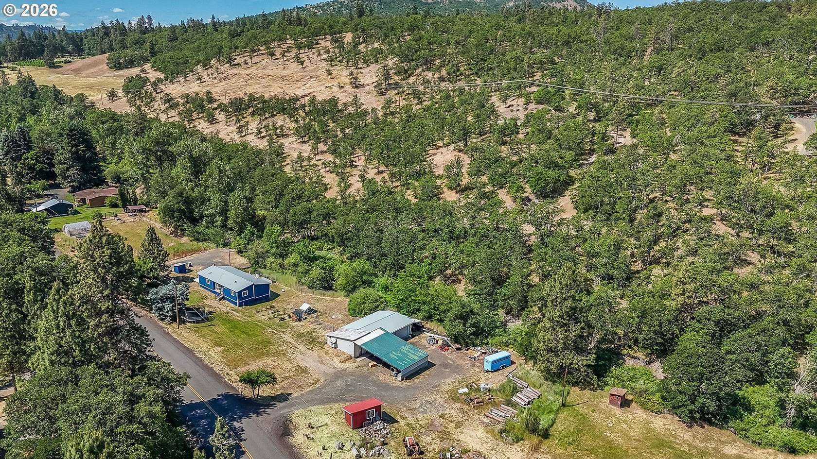10 Acres of Recreational Land with Home for Sale in The Dalles, Oregon