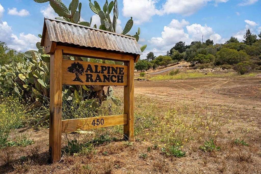 25.2 Acres of Agricultural Land with Home for Sale in Alpine, California