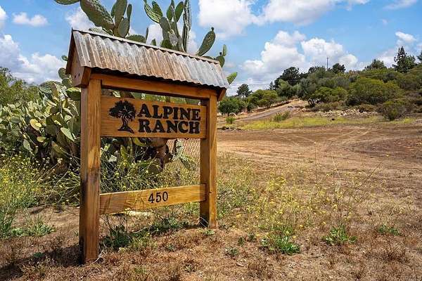 25.2 Acres of Agricultural Land with Home for Sale in Alpine, California