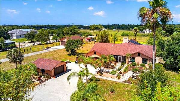 5 Acres of Land with Home for Sale in Fort Myers, Florida