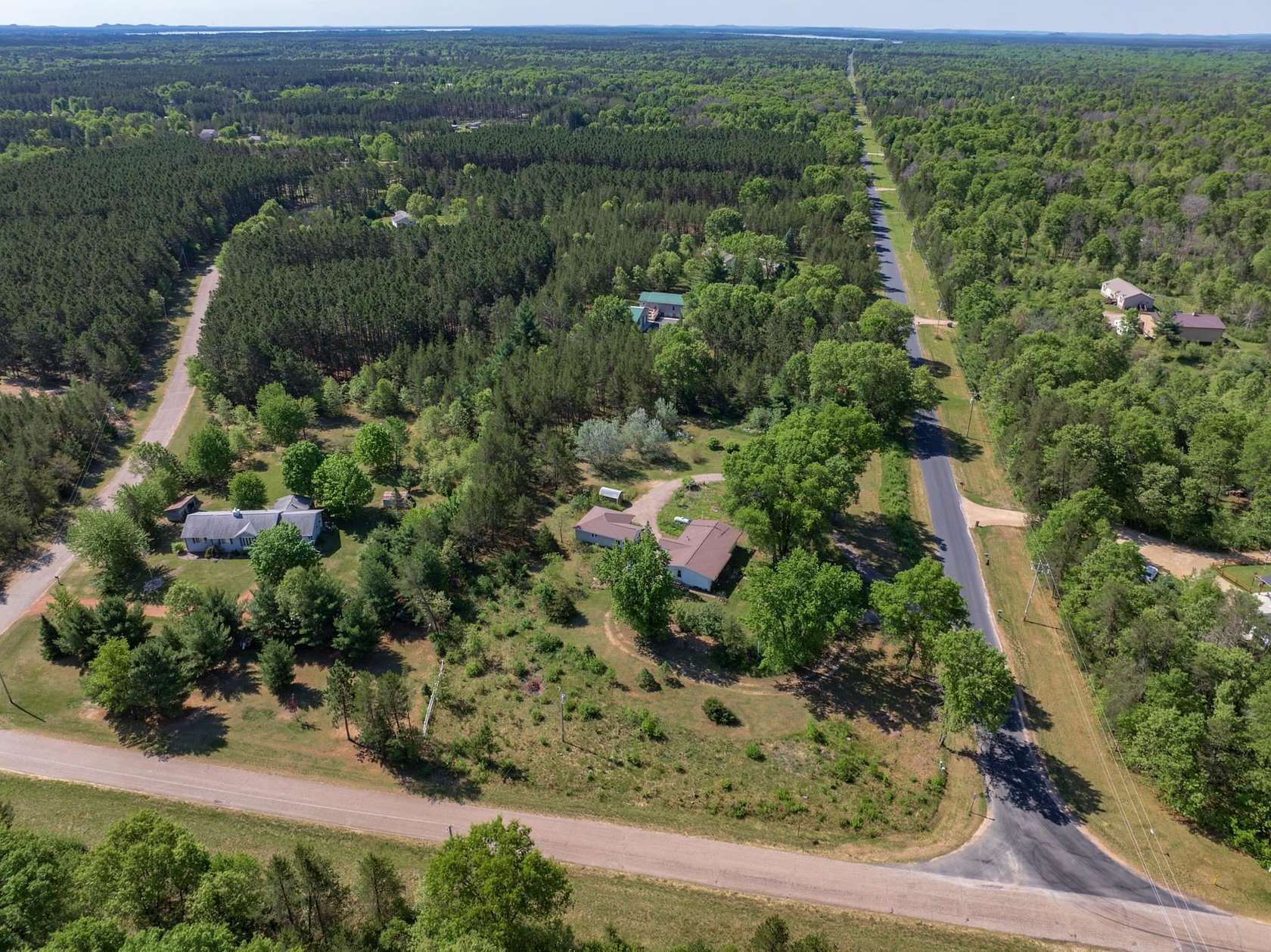 2.44 Acres of Land with Home for Sale in Necedah, Wisconsin