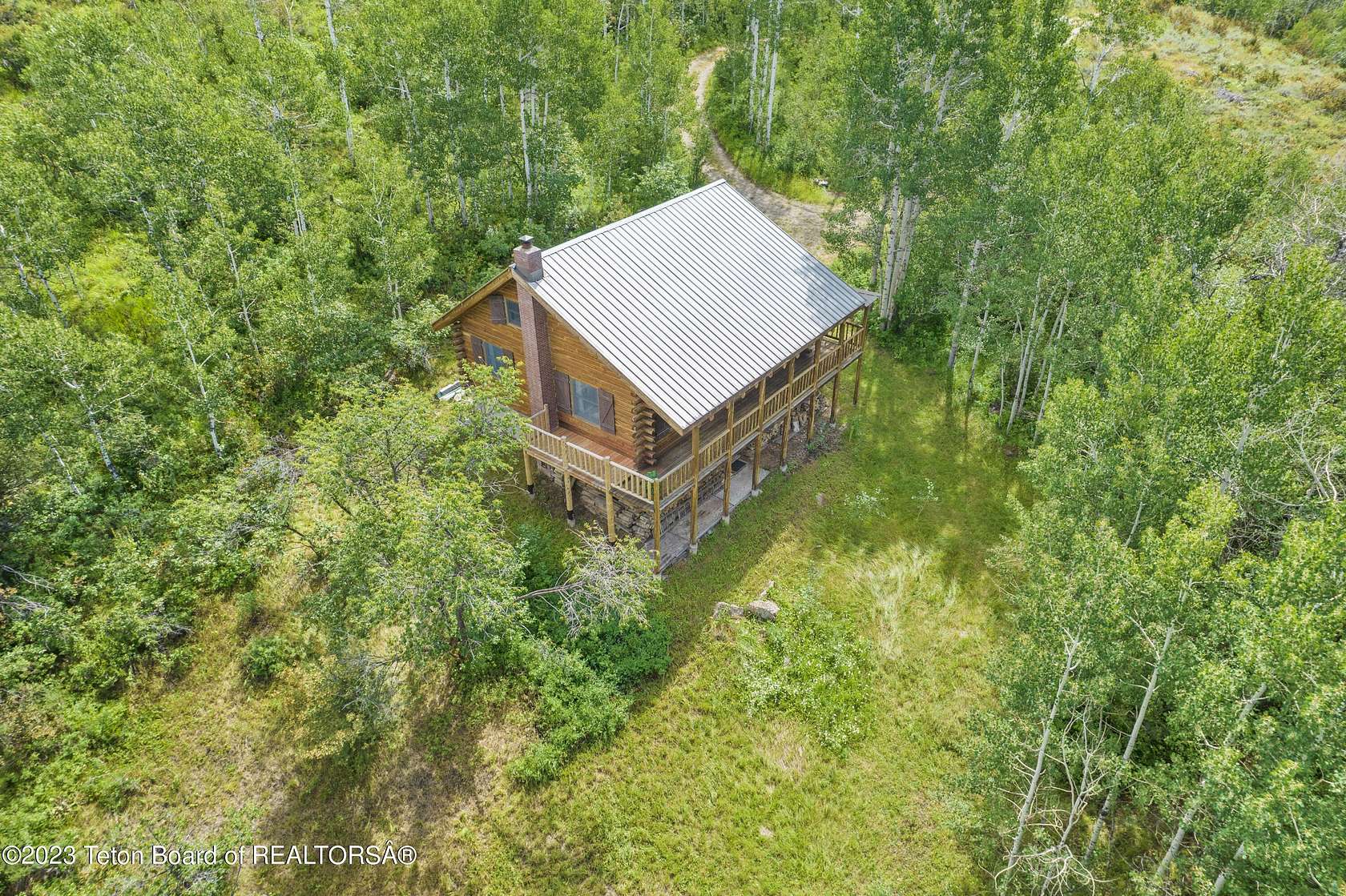 32 Acres of Recreational Land with Home for Sale in Victor, Idaho