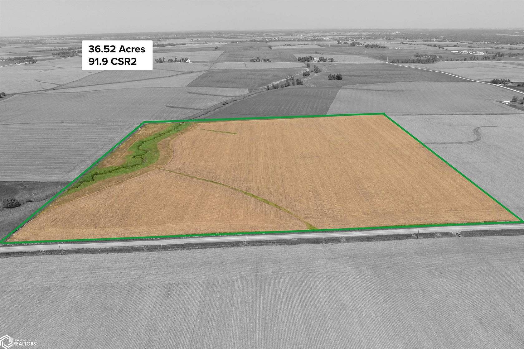 39 Acres of Agricultural Land for Sale in Palo, Iowa