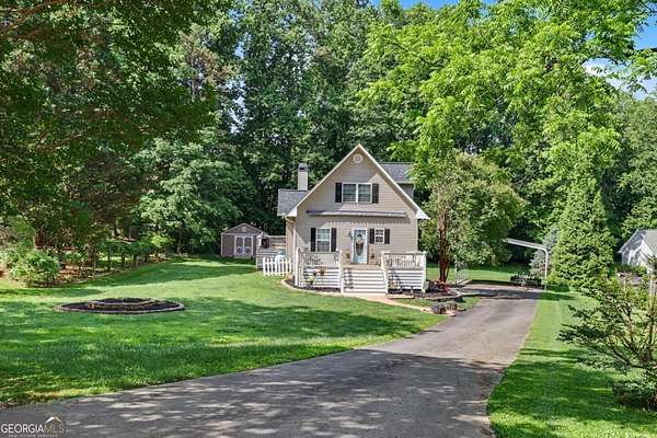 1.5 Acres of Land with Home for Sale in Young Harris, Georgia
