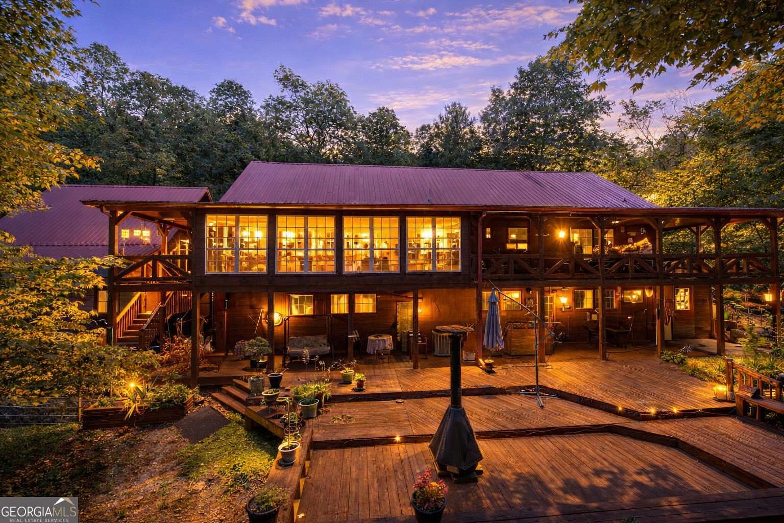 5.3 Acres of Land with Home for Sale in Blairsville, Georgia