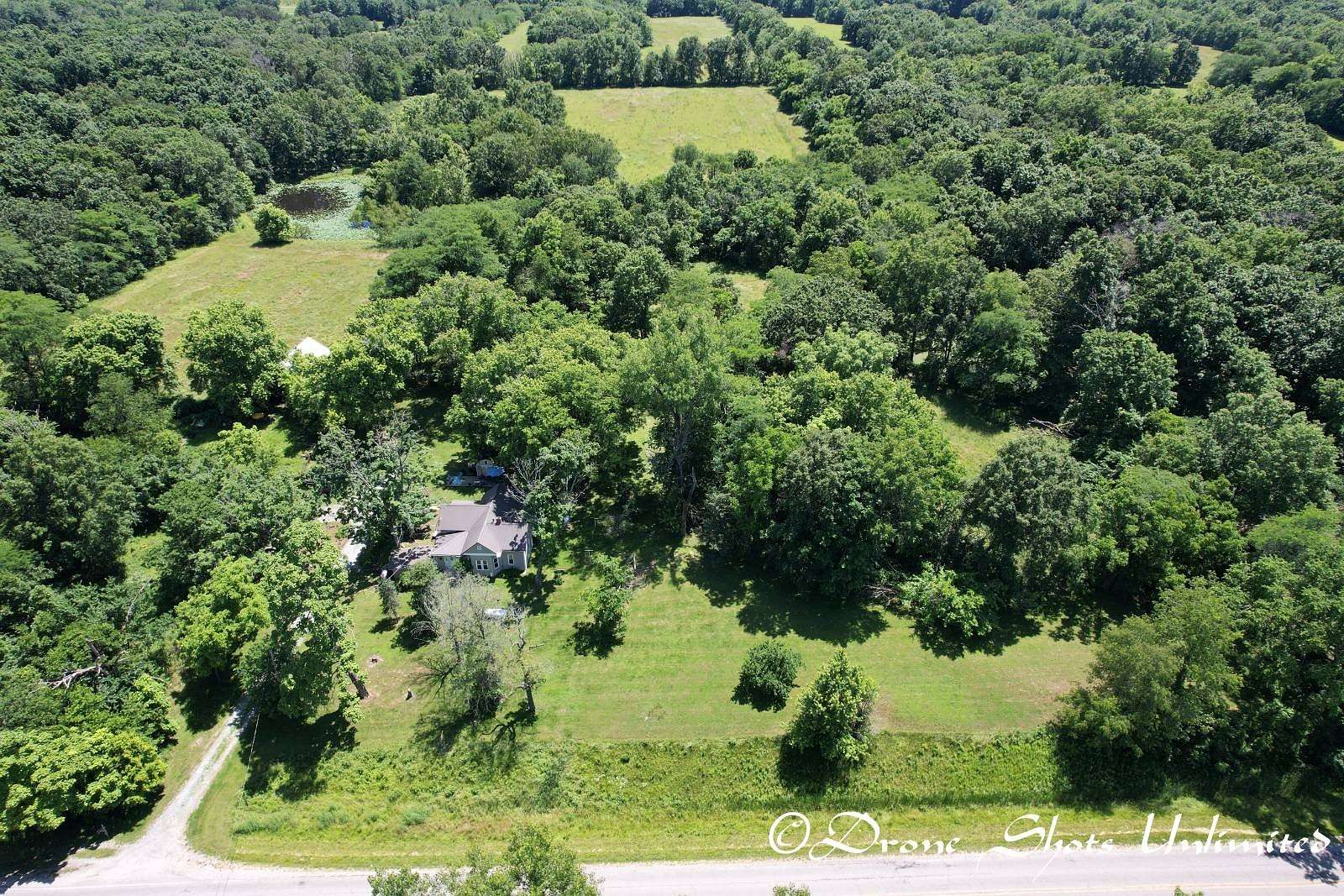 59.6 Acres of Land with Home for Sale in Texico, Illinois