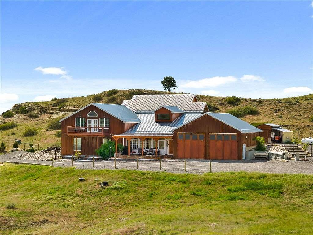 7 Acres of Land with Home for Sale in Huntley, Montana