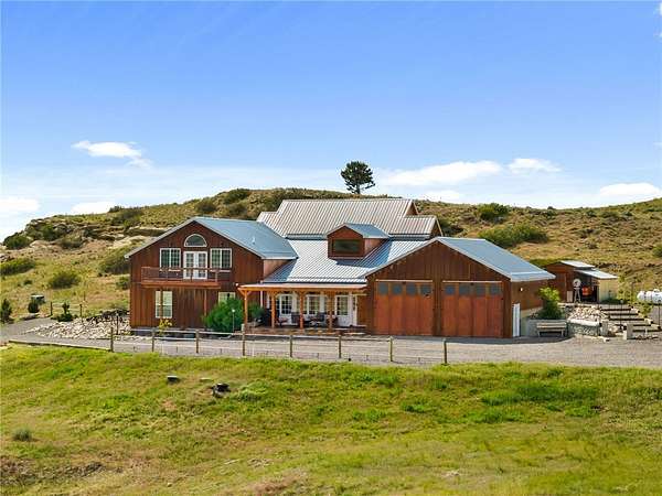 7 Acres of Land with Home for Sale in Huntley, Montana