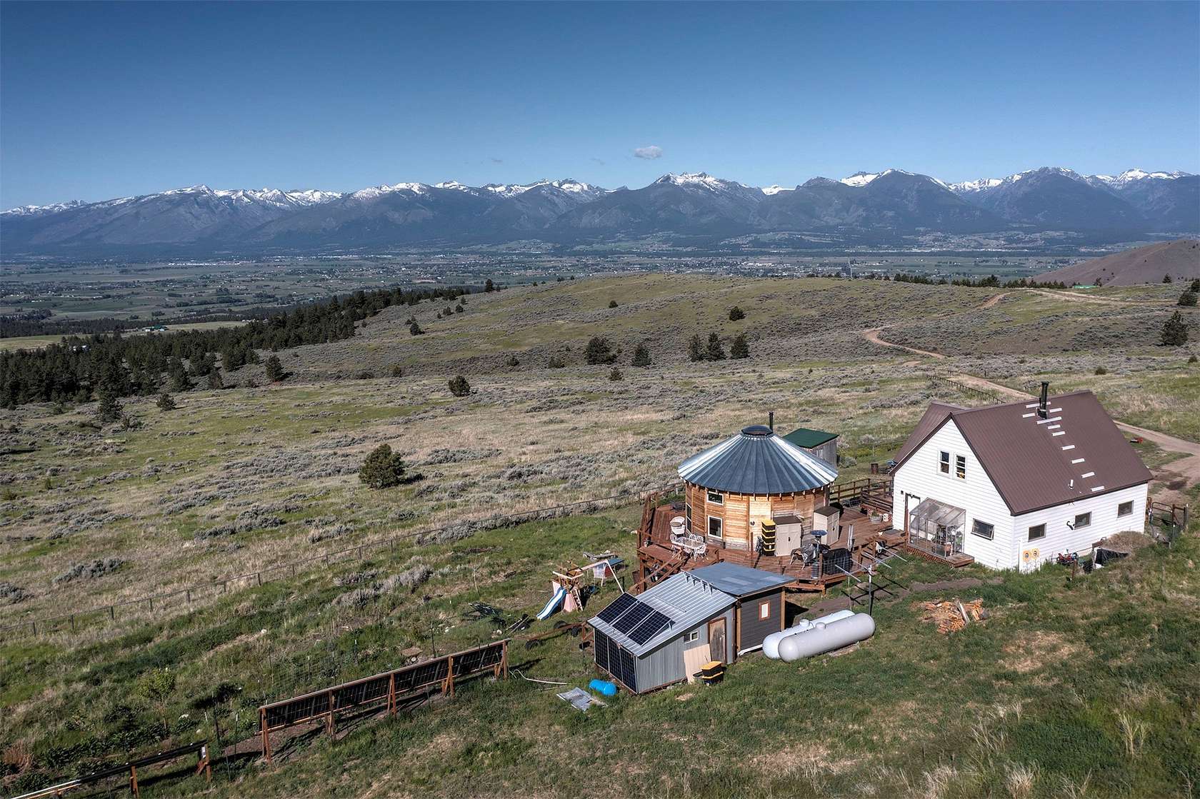 20 Acres of Recreational Land with Home for Sale in Corvallis, Montana