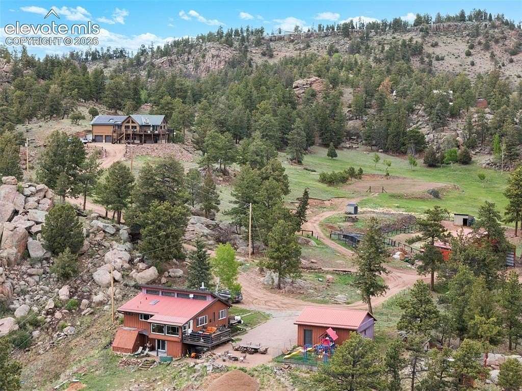 60 Acres of Land with Home for Sale in Florissant, Colorado