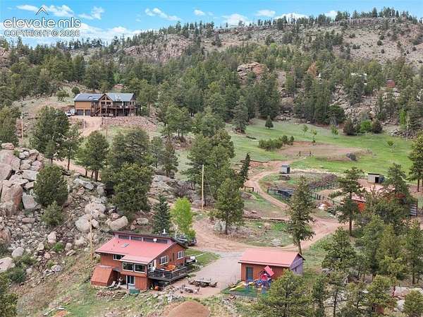 60 Acres of Land with Home for Sale in Florissant, Colorado