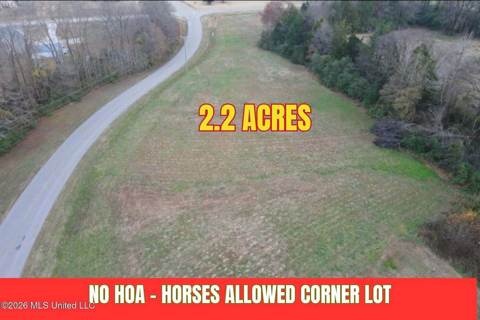 2.2 Acres of Residential Land for Sale in Byhalia, Mississippi