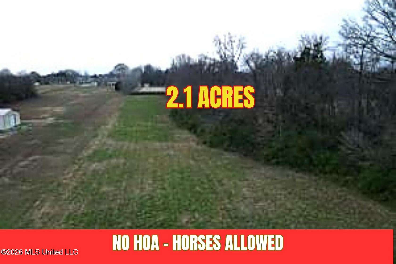 2.1 Acres of Land for Sale in Byhalia, Mississippi