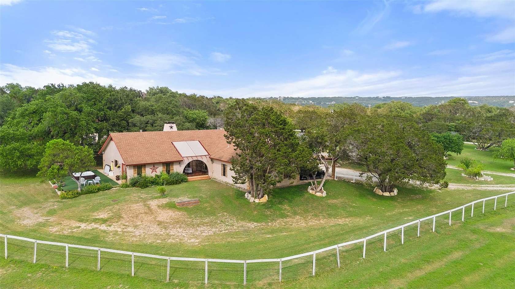 23 Acres of Agricultural Land with Home for Lease in Leander, Texas