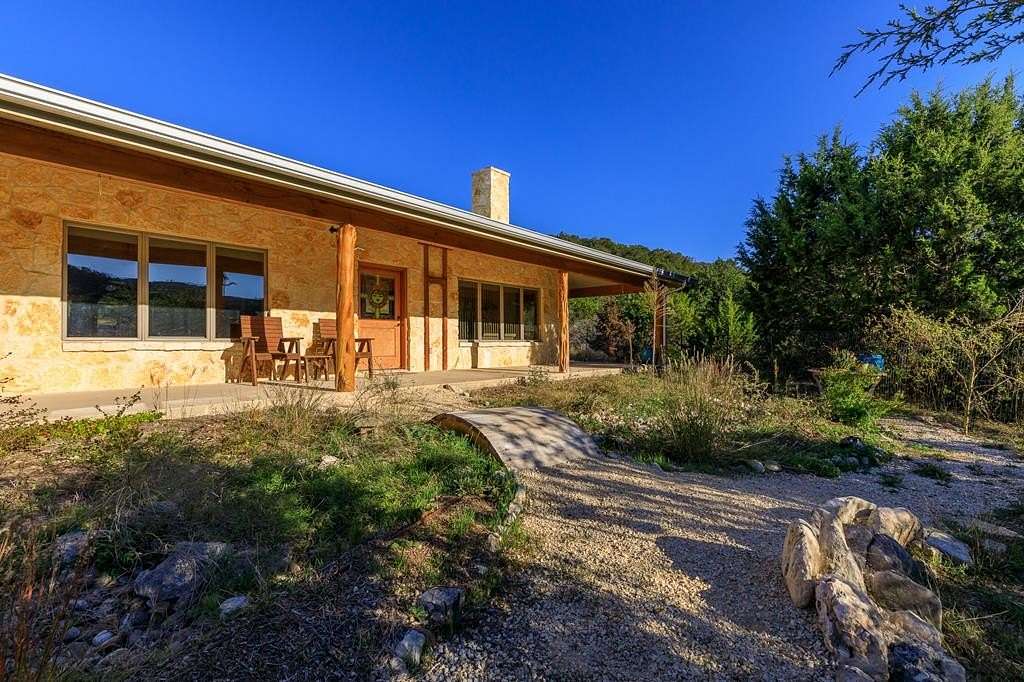 10.8 Acres of Land with Home for Sale in Leakey, Texas