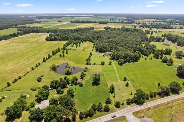 41.9 Acres of Land with Home for Sale in Des Arc, Arkansas