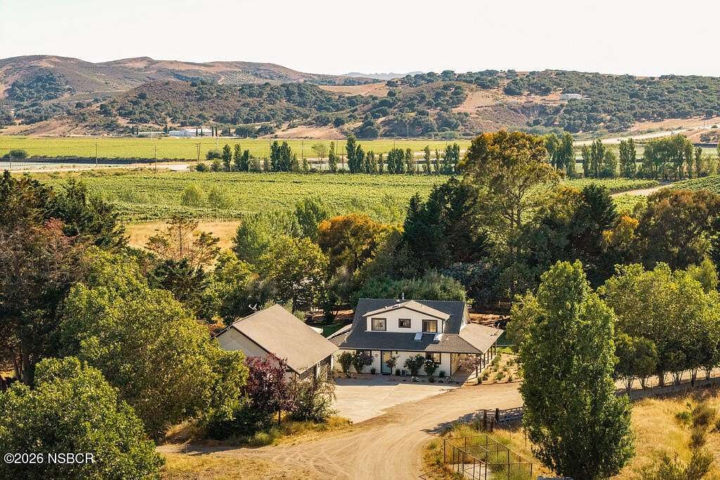 41.8 Acres of Agricultural Land with Home for Sale in Lompoc, California