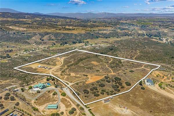 39.1 Acres of Agricultural & Residential Land for Sale in Temecula, California