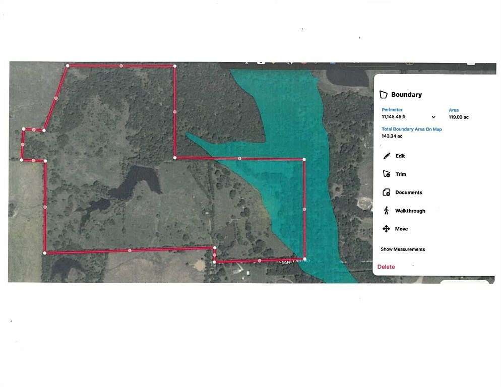 120 Acres of Land for Sale in Brashear, Texas