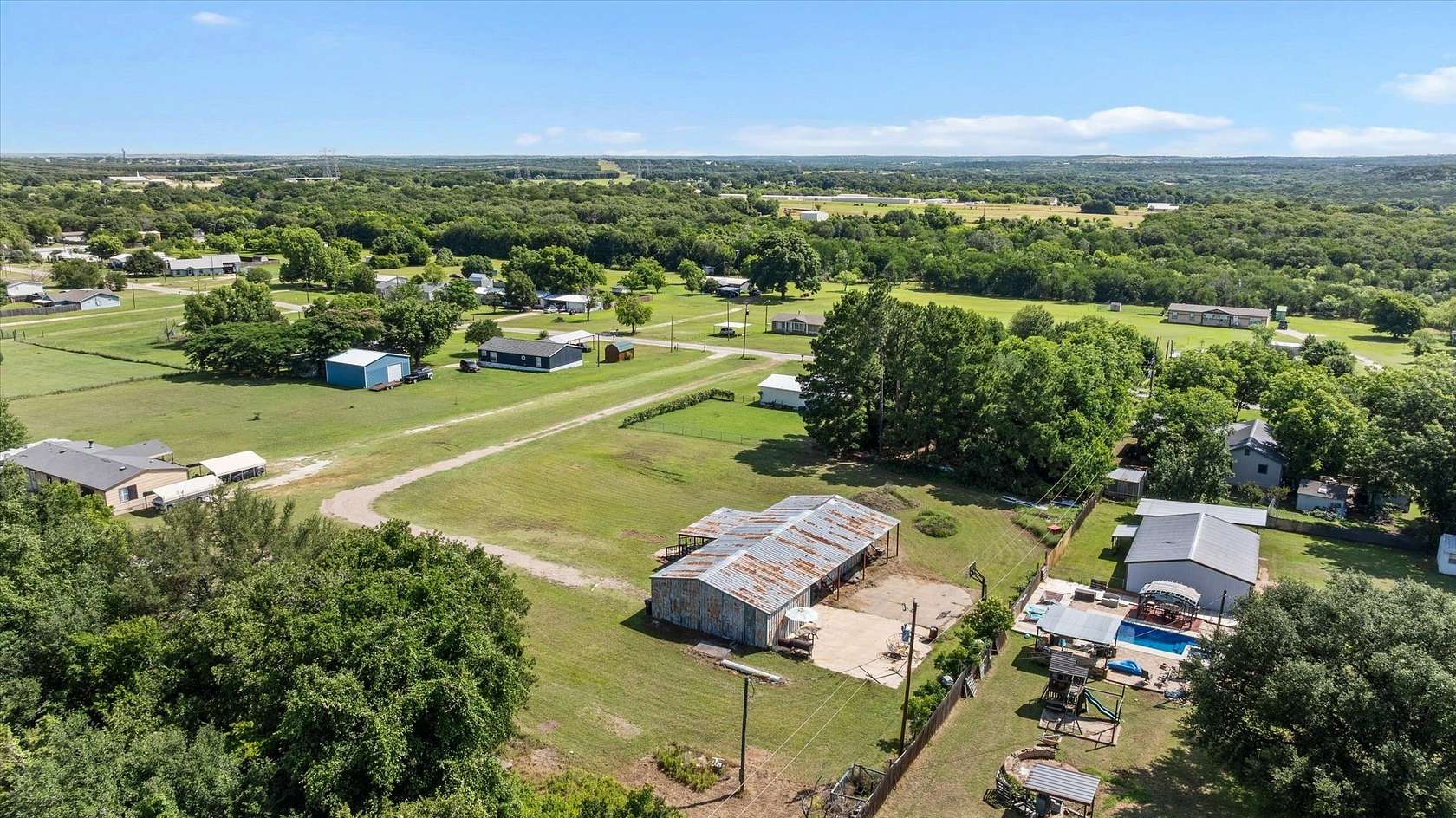 1.8 Acres of Land with Home for Sale in Granbury, Texas