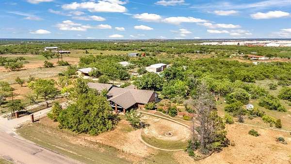 10.3 Acres of Land with Home for Sale in Abilene, Texas