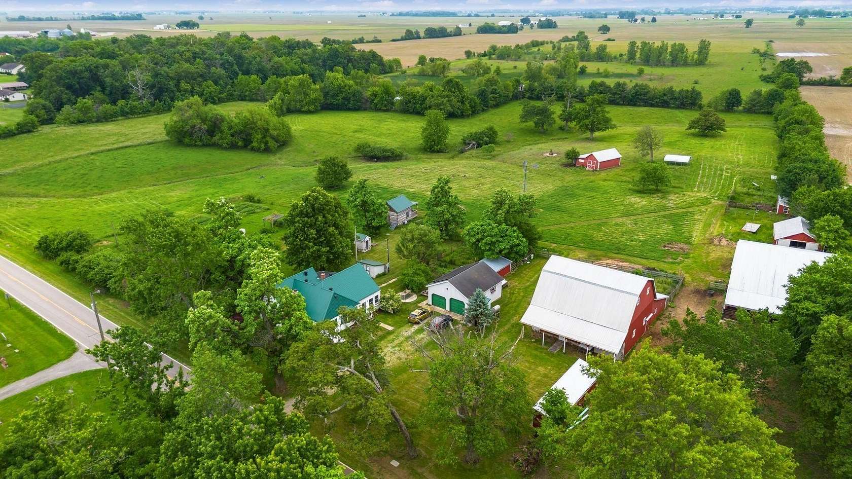 59.4 Acres of Land with Home for Sale in Washington Court House, Ohio