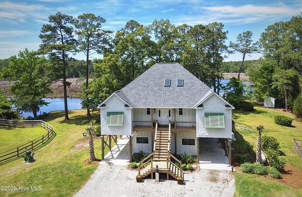3.67 Acres of Land with Home for Sale in Grantsboro, North Carolina