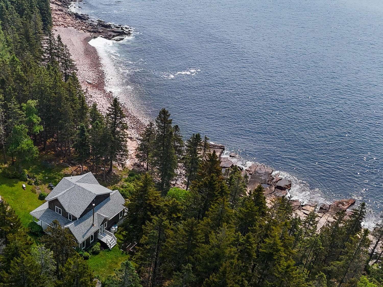 3.48 Acres of Land with Home for Sale in Swans Island, Maine