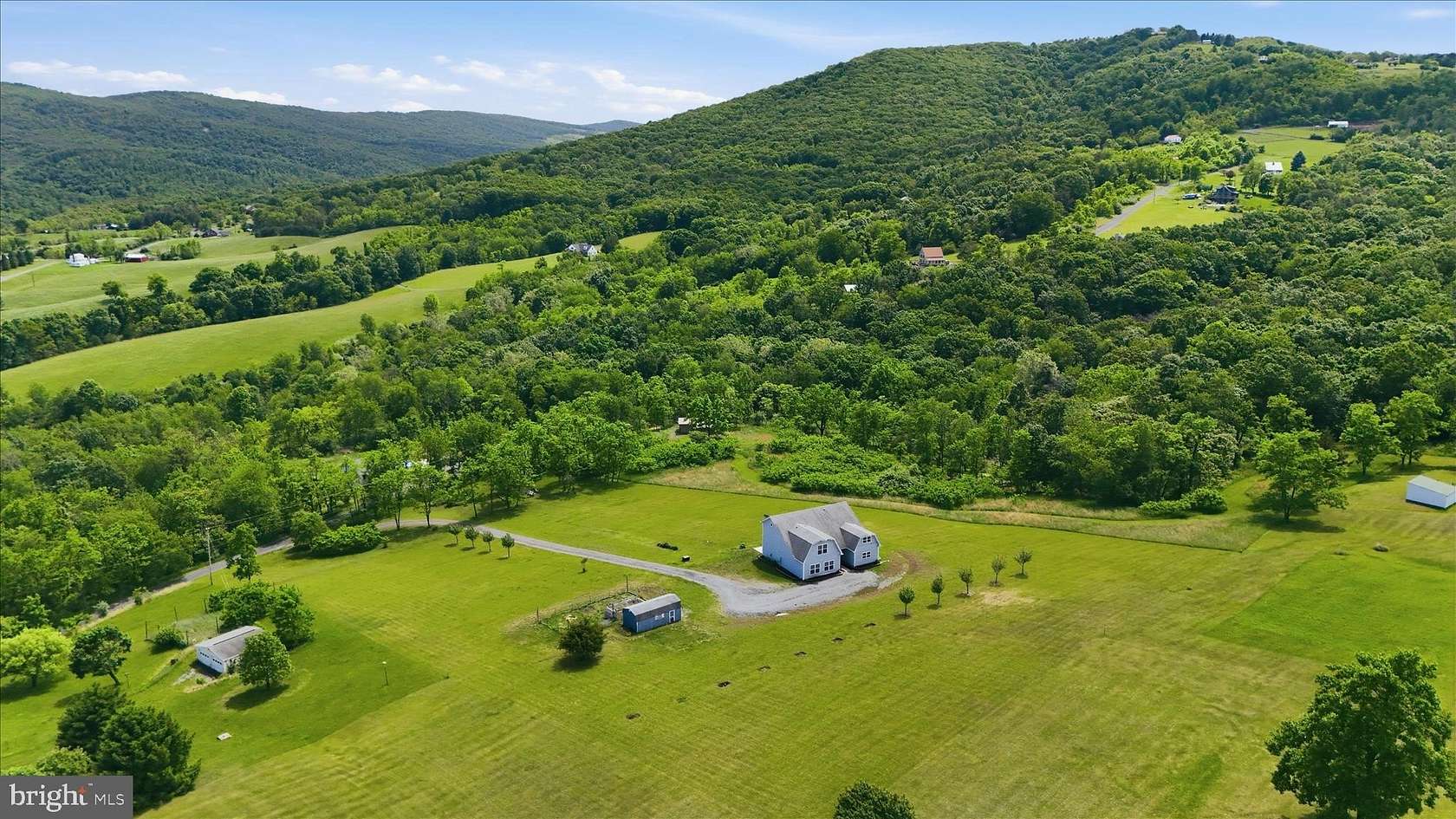 3.56 Acres of Land with Home for Sale in Romney, West Virginia