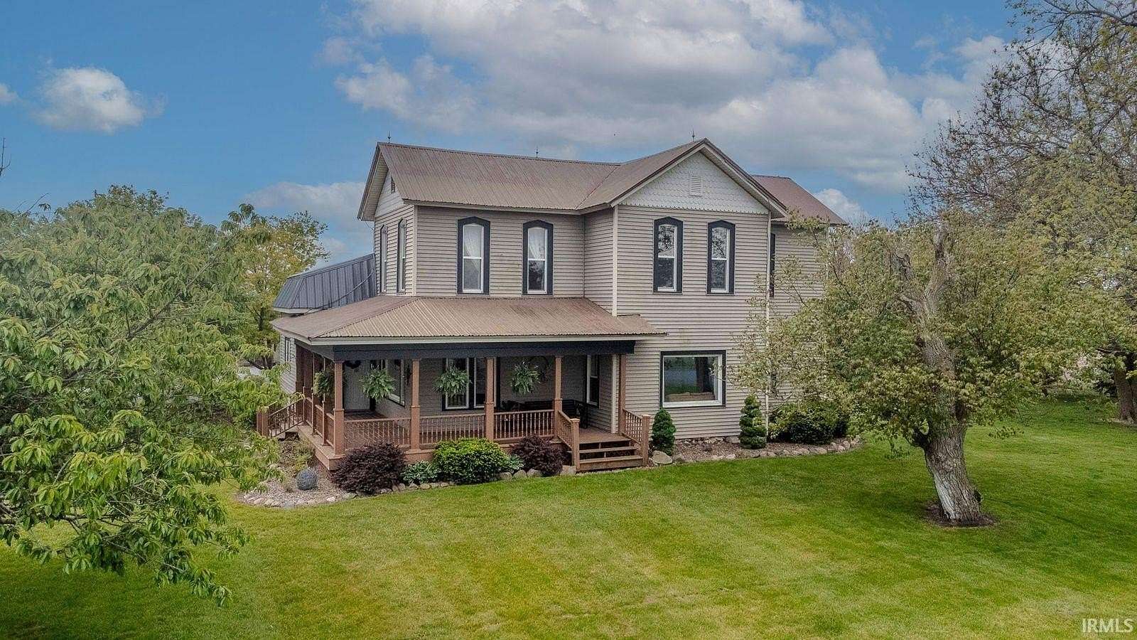 5 Acres of Land with Home for Sale in Ligonier, Indiana