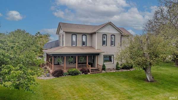 5 Acres of Land with Home for Sale in Ligonier, Indiana