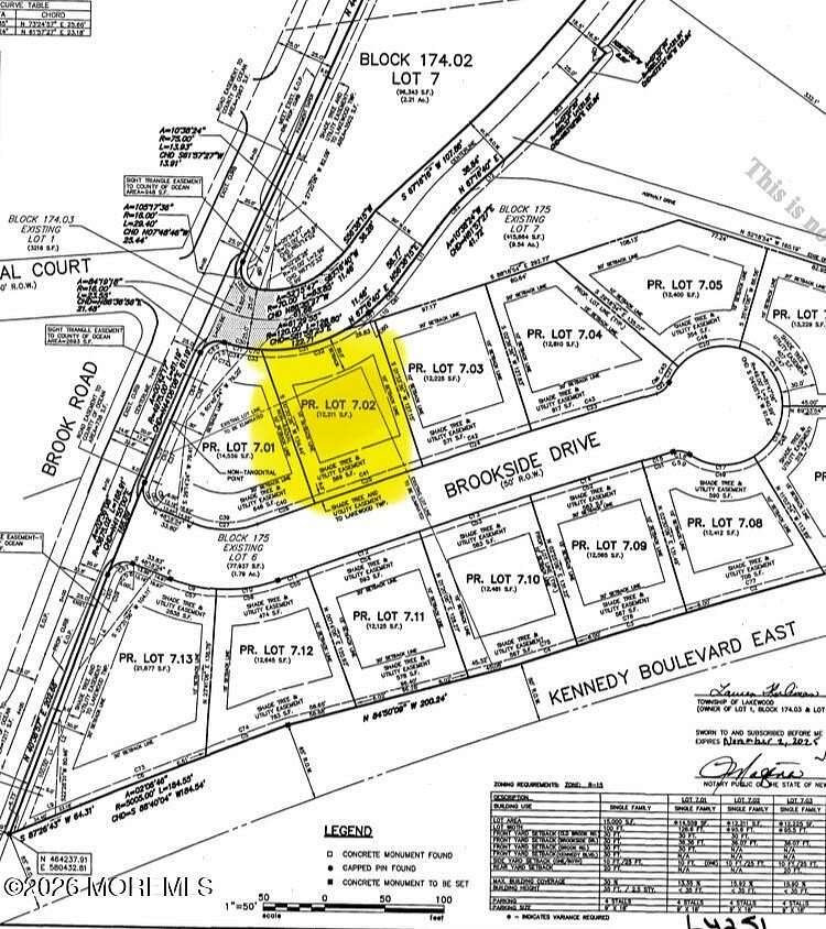 0.28 Acres of Residential Land for Sale in Lakewood, New Jersey