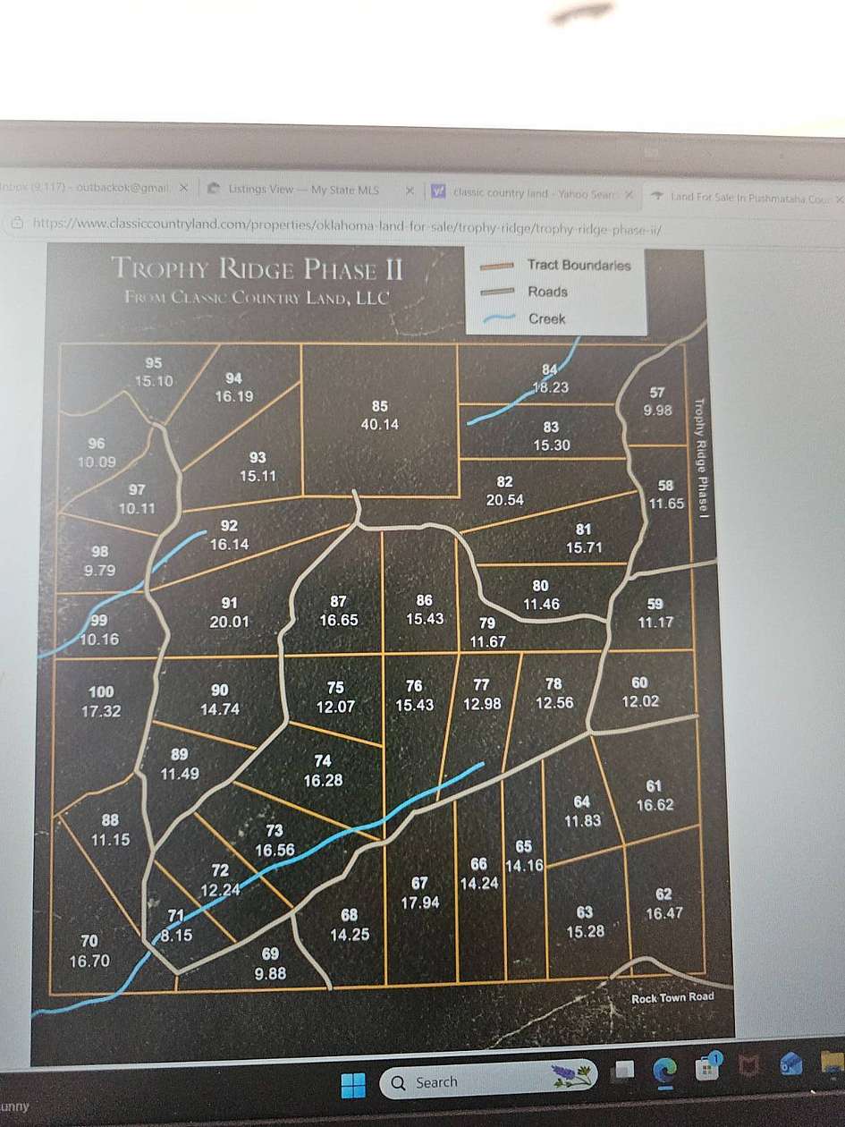 50 Acres of Recreational Land for Sale in Clayton, Oklahoma